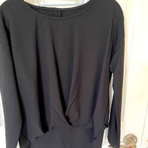 Designer brand, never worn, chic black top